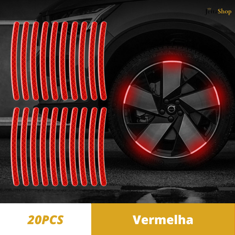 Fita Refletiva para Pneus e Rodas - JettaGlow™ [LIQUIDA NATAL]