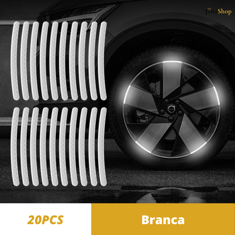 Fita Refletiva para Pneus e Rodas - JettaGlow™ [LIQUIDA NATAL]