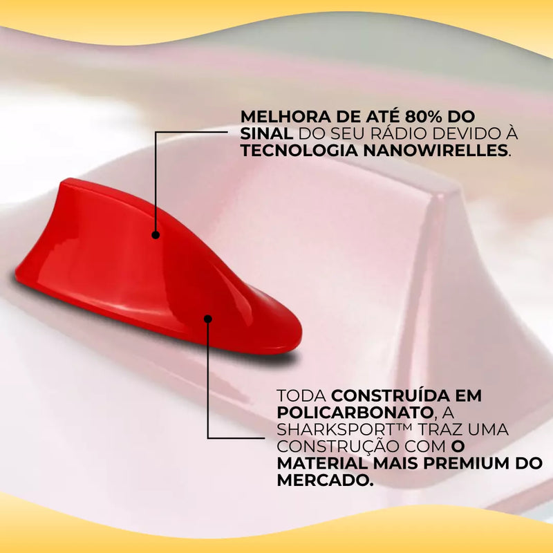 Antena SharkSport Universal™ + BRINDE EXCLUSIVO [LIQUIDA NATAL]