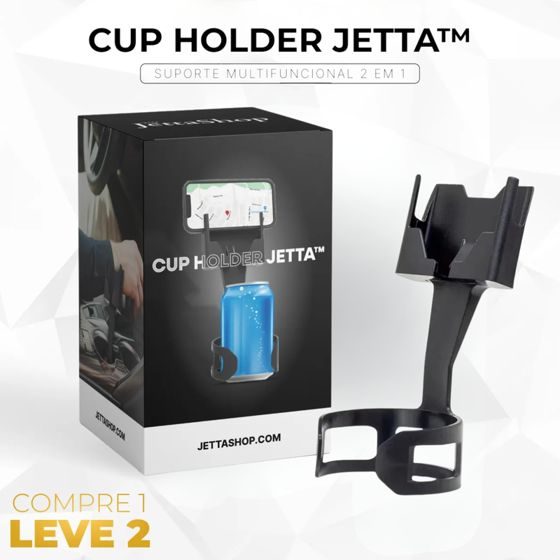 Cup Holder Jetta™ - Suporte 2 em 1 para celular [COMPRE 1 LEVE 2]