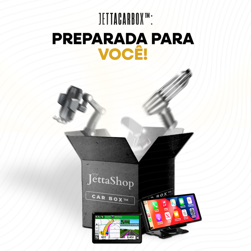 Caixa de Acessórios Automotivos Sortidos - JettaCarBox™ (3 itens exclusivos)