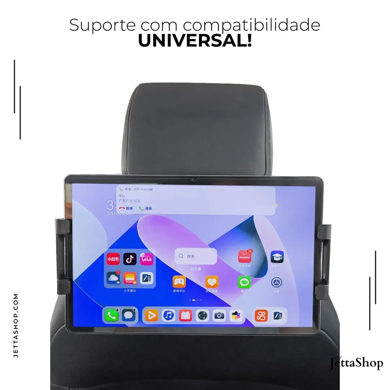 Suporte de Tablet para Banco Automotivo - Jetta TabHook™ [PROMOÇÃO LIMITADA ATÉ HOJE 23:59]