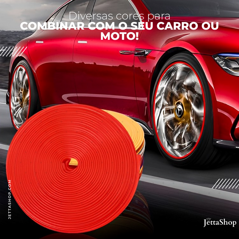 Fita Protetora e Personalizada para Rodas Automotiva - Jetta ColorStrip™ [PROMOÇÃO EXCLUSIVA ATÉ 23:59 DE HOJE]