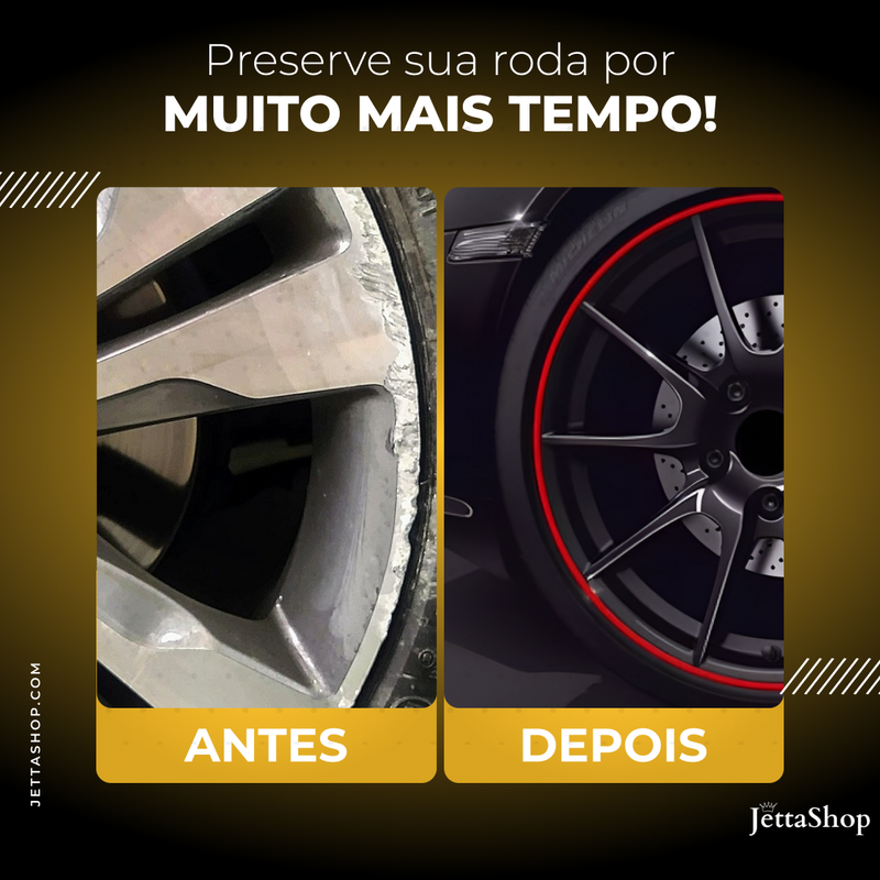 Fita Protetora e Personalizada para Rodas Automotiva - Jetta ColorStrip™ [PROMOÇÃO EXCLUSIVA ATÉ 23:59 DE HOJE]