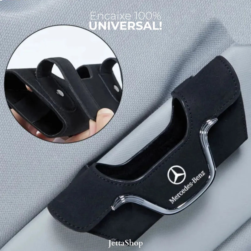 Porta Óculos Automotivo com Aba Magnética - Jetta MagLux™ (ESPECIAL BLACK FRIDAY)