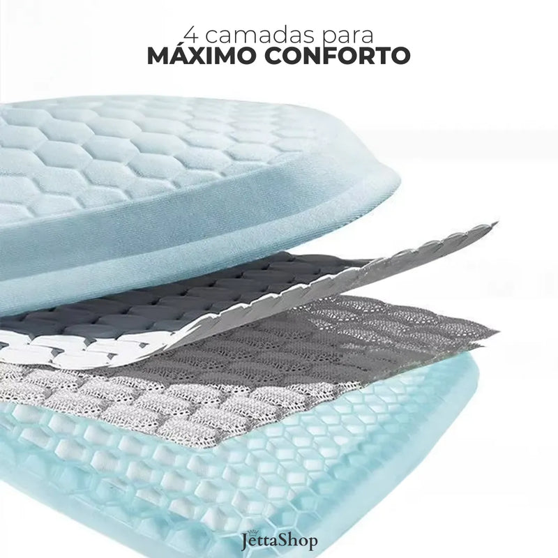 Almofada de Assento Automotivo Térmica e Universal - Jetta Freeze™ [ESTOQUE LIMITADO]