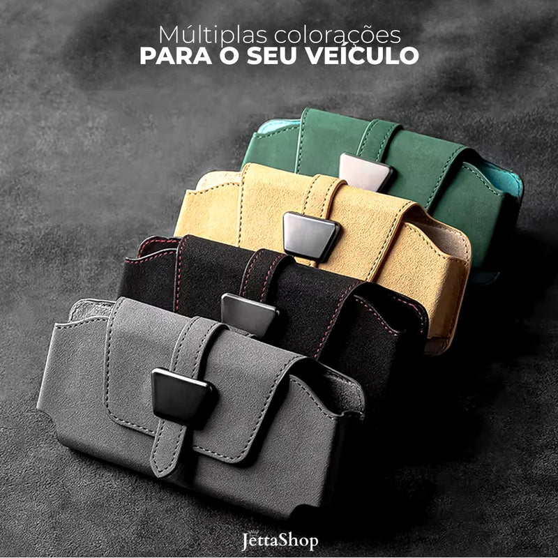 Porta Óculos Automotivo com Aba Magnética - Jetta MagShell™