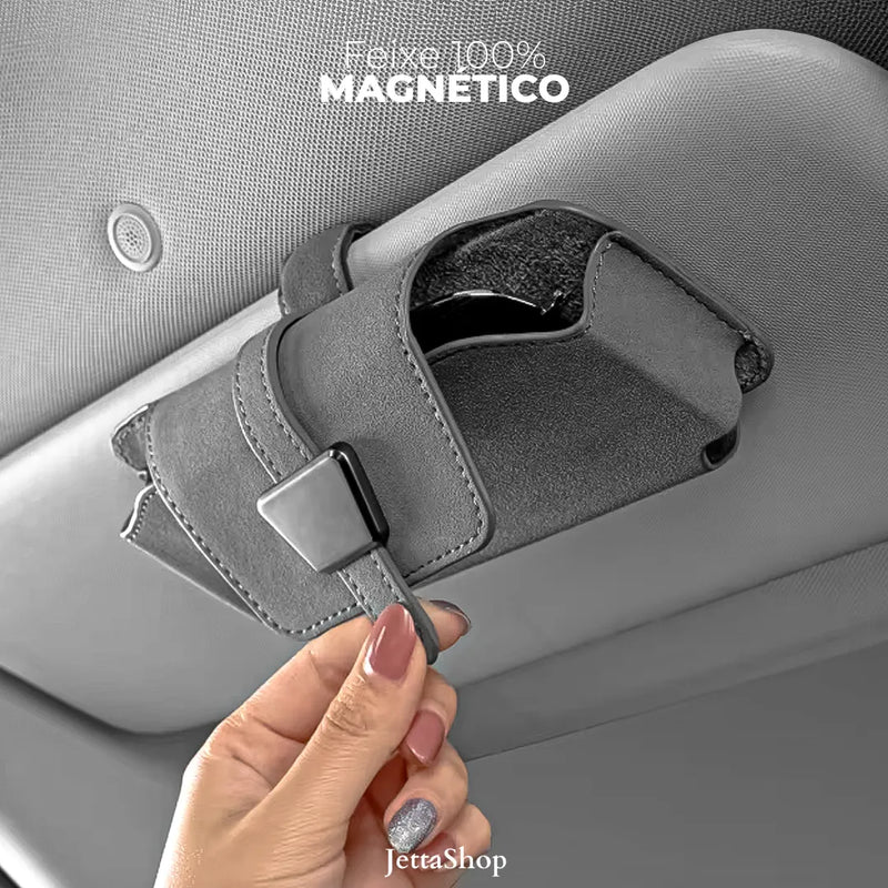 Porta Óculos Automotivo com Aba Magnética - Jetta MagShell™