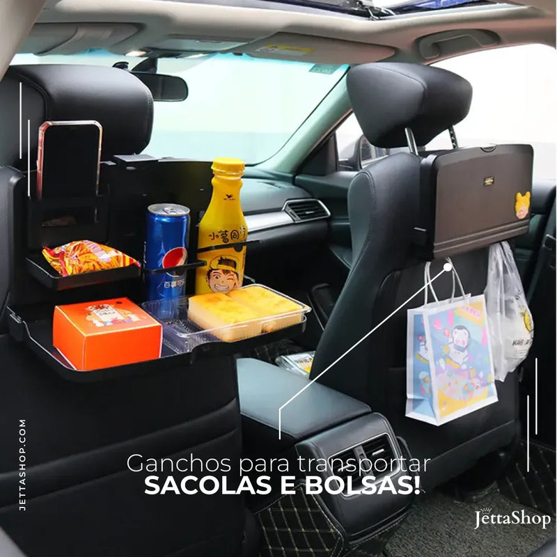 TabJetta™ - Bandeja Dobrável e Multifuncional 4 em 1 para Carros [ÚLTIMAS UNIDADES]