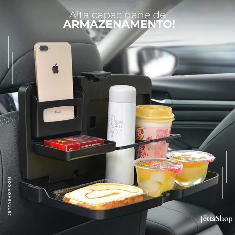 TabJetta™ - Bandeja Dobrável e Multifuncional 4 em 1 para Carros [ÚLTIMAS UNIDADES]