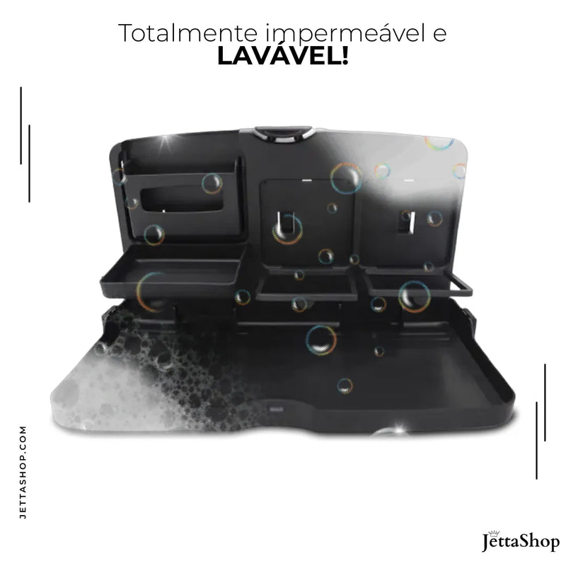 TabJetta™ - Bandeja Dobrável e Multifuncional 4 em 1 para Carros [ÚLTIMAS UNIDADES]