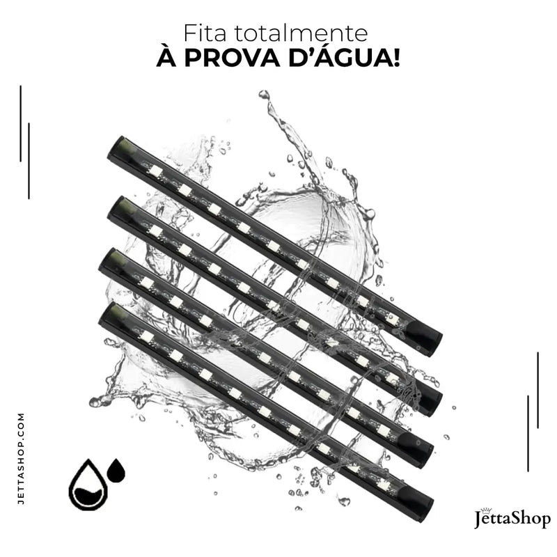 Luz de LED Ambiente RGB para Interior Automotivo - Jetta AutoLed™ [ESTOQUE LIMITADO]