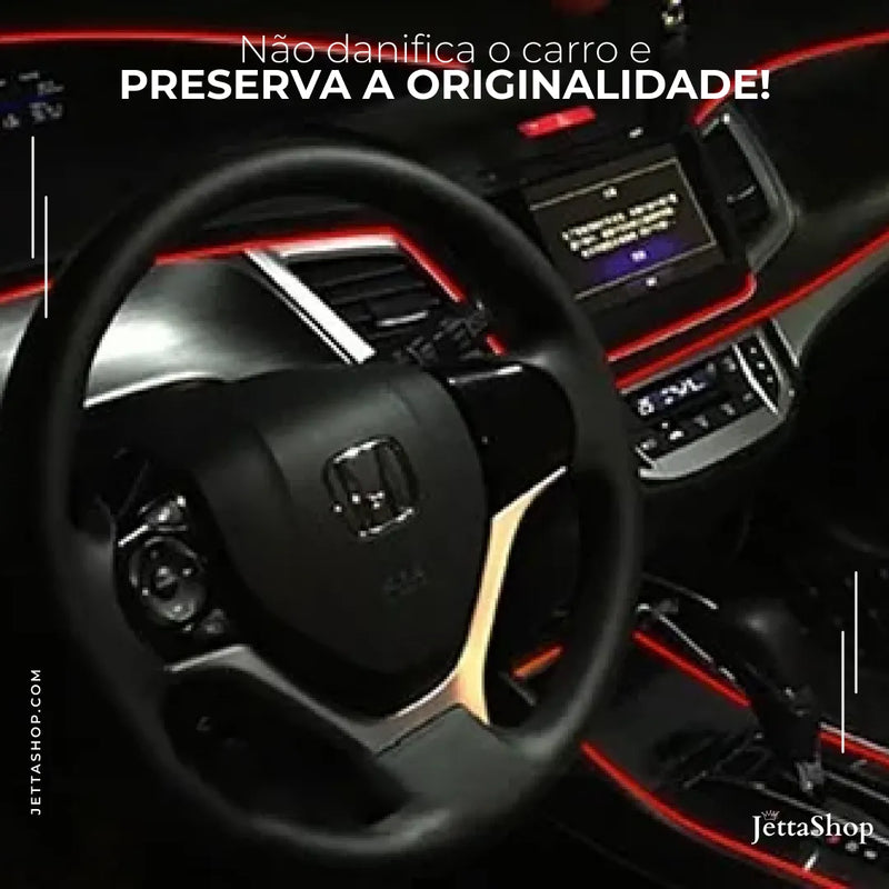 Fita de Led Universal para Interior Automotivo - Jetta LedPro™ [ESTOQUE LIMITADO]