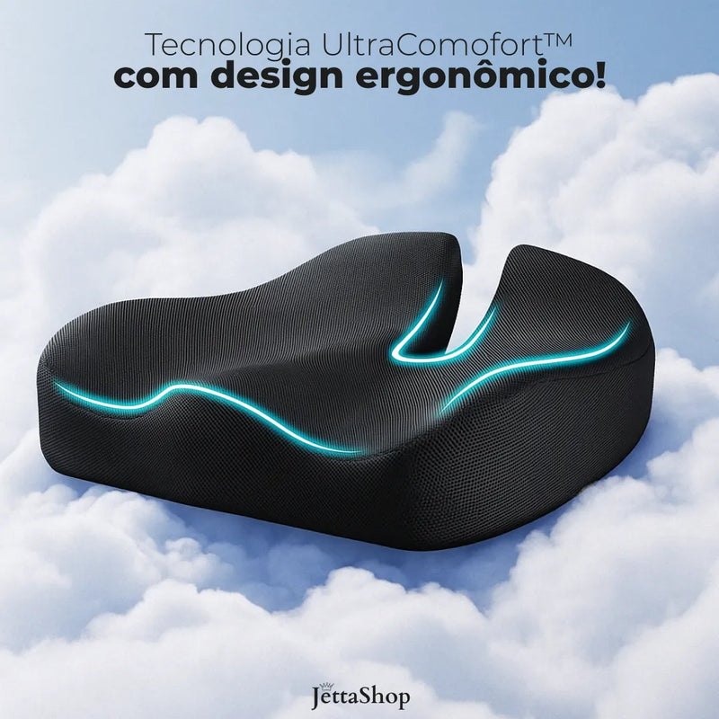 Jetta ErgoFlex™ - Almofada Ergonômica para Bancos Automotivos [ESTOQUE LIMITADO]