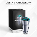 Carregador Turbo de Celular para Carros Personalizado - Jetta ChargeLed™ [PROMOÇÃO LIMITADA]