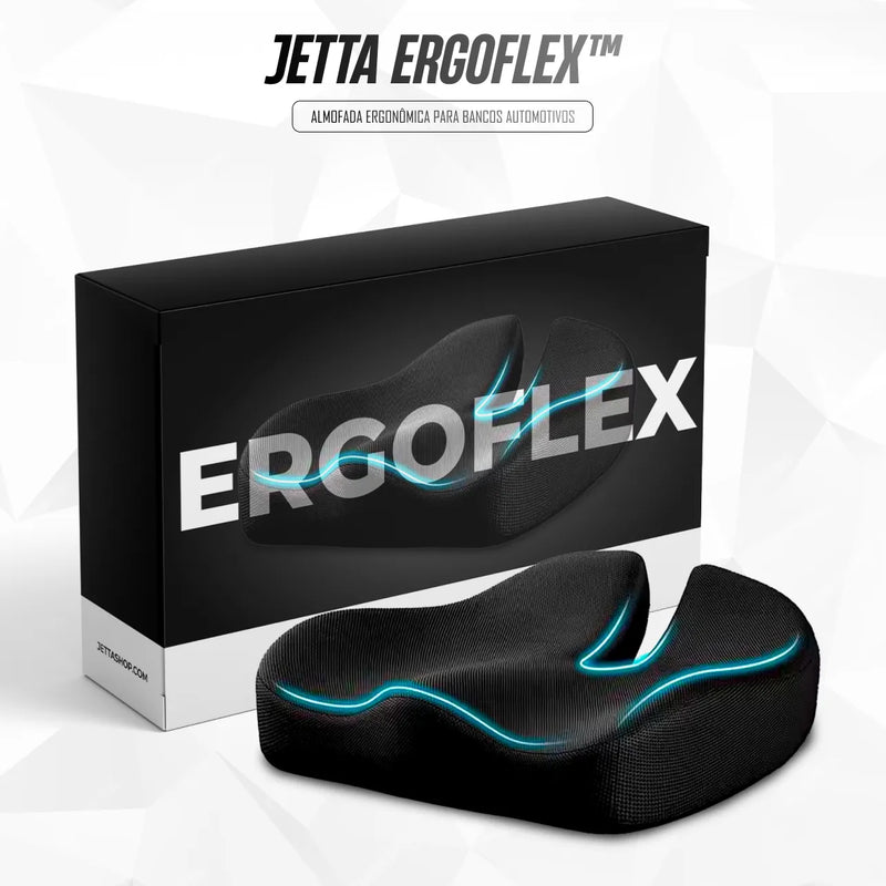 Jetta ErgoFlex™ - Almofada Ergonômica para Bancos Automotivos [ESTOQUE LIMITADO]