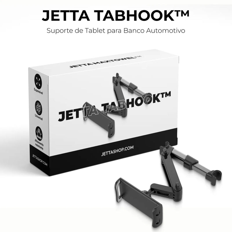 Suporte de Tablet para Banco Automotivo - Jetta TabHook™ [PROMOÇÃO LIMITADA ATÉ HOJE 23:59]