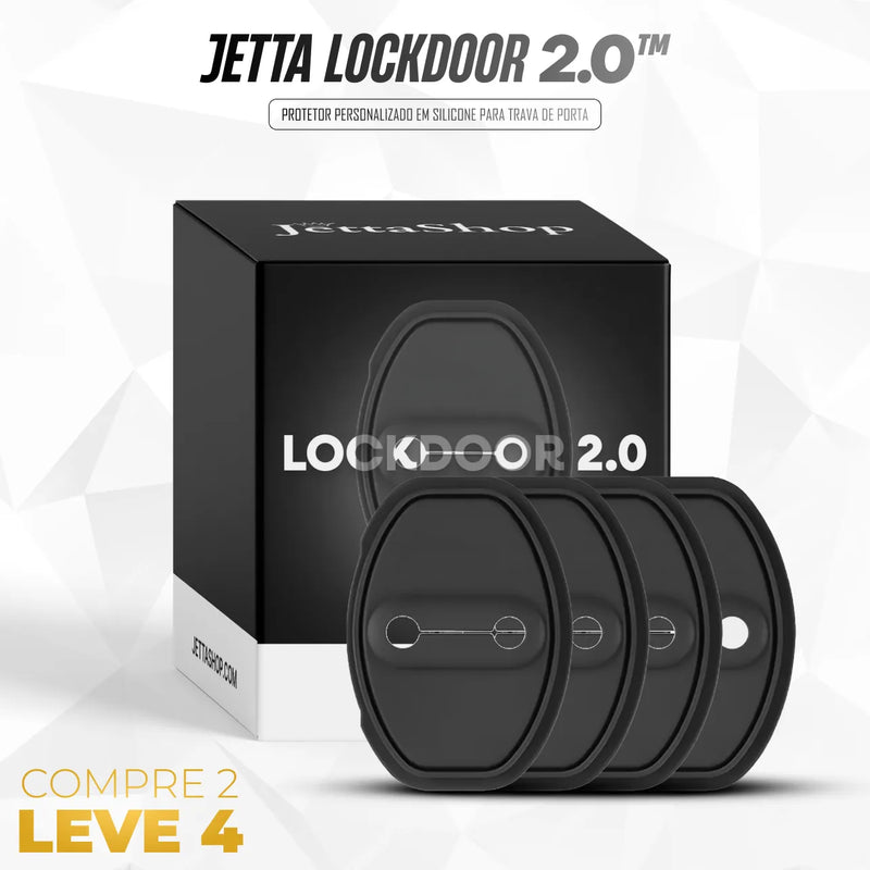 [PAGUE 2 LEVE 4] Protetor Personalizado em Silicone para Trava de Porta - Jetta LockDoor 2.0™