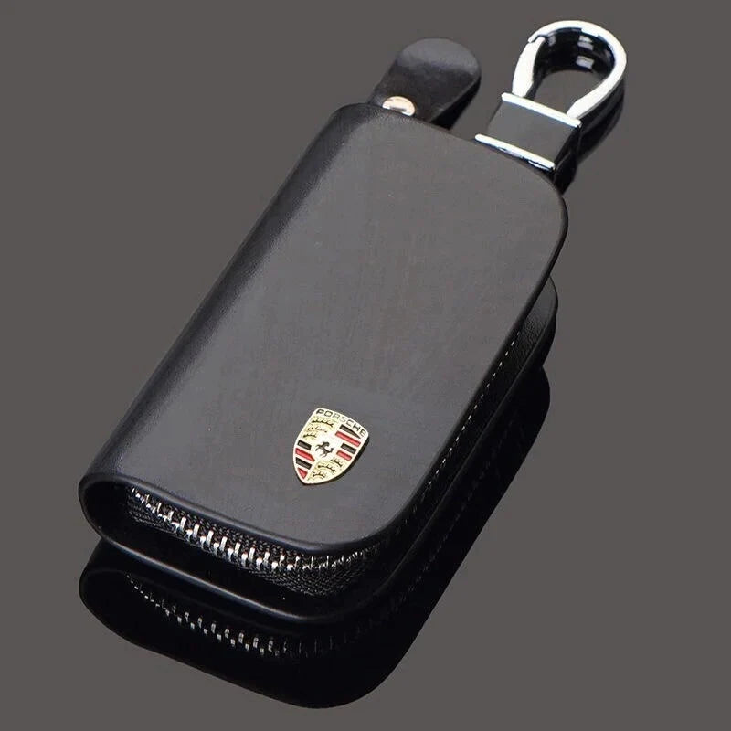 Capa de Chave Automotiva Artesenal em Couro - JettaLux™ [LIQUIDA NATAL]