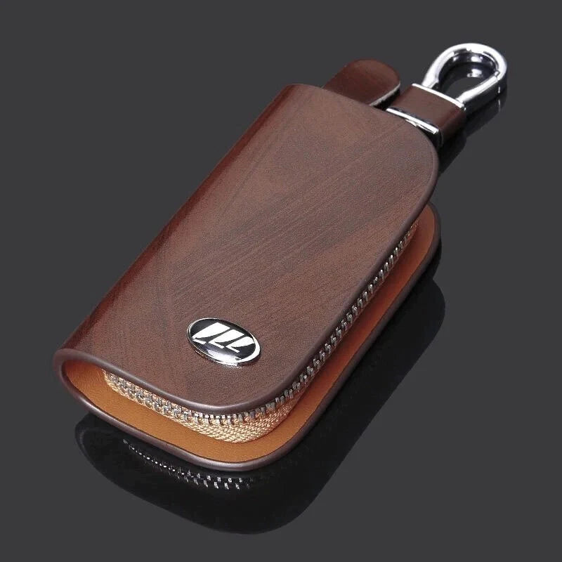 Capa de Chave Automotiva Artesenal em Couro - JettaLux™ [LIQUIDA NATAL]