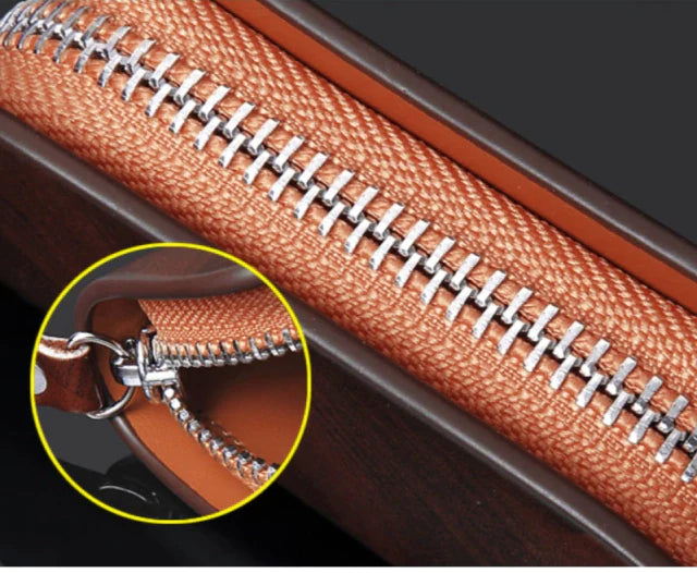 Capa de Chave Automotiva Artesanal em Couro - JettaLux™ (Pague 1 Leve 2 - Marrom + Preta)