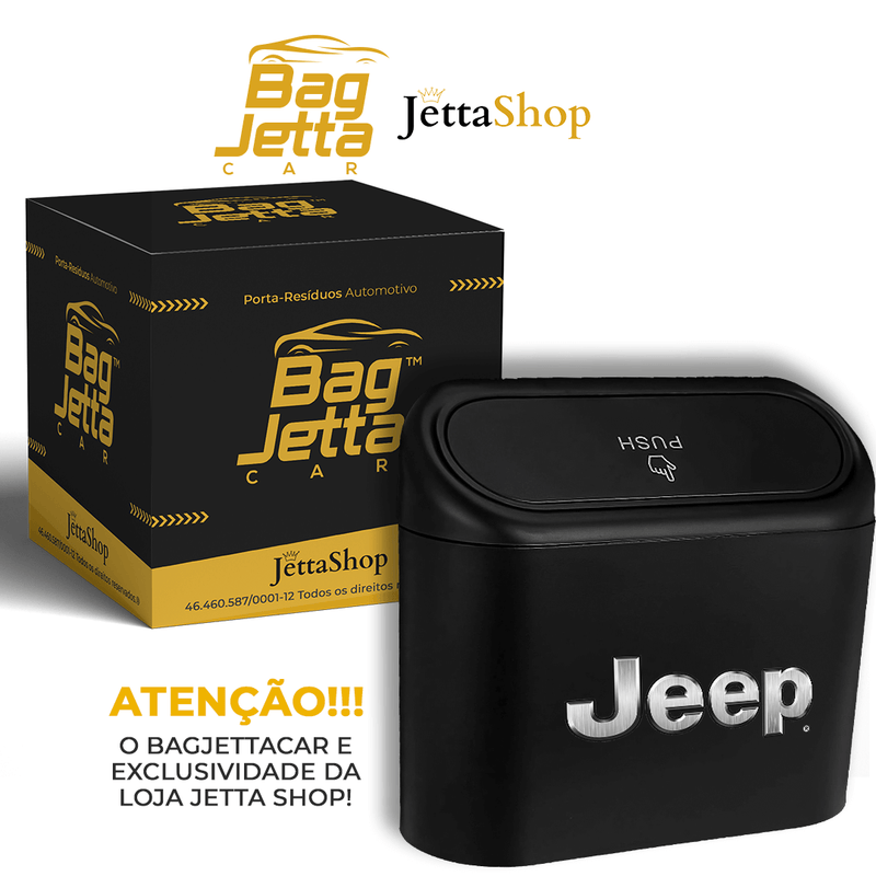 (PAGUE 1 LEVE 2) - Porta-Resíduos Automotivo - BagJettaCar™ (BRINDE EXCLUSIVO PARA OS 100 PRIMEIROS)
