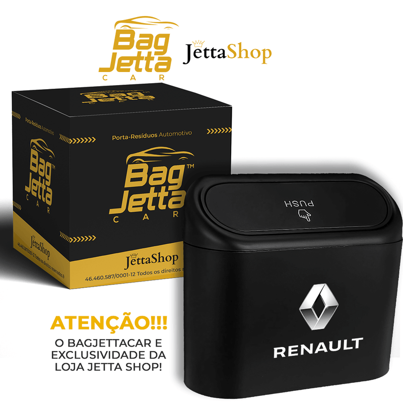 (PAGUE 1 LEVE 2) - Porta-Resíduos Automotivo - BagJettaCar™ (BRINDE EXCLUSIVO PARA OS 100 PRIMEIROS)