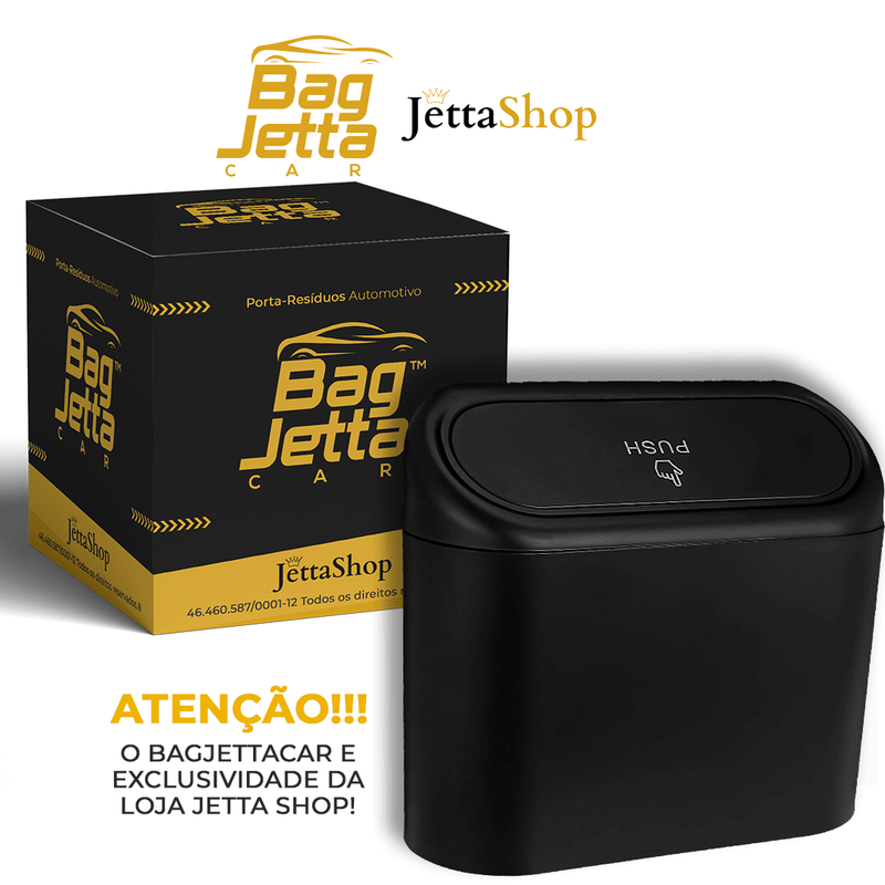 (PAGUE 1 LEVE 2) - Porta-Resíduos Automotivo - BagJettaCar™ (BRINDE EXCLUSIVO PARA OS 100 PRIMEIROS)